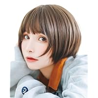 Amazon.co.jp: [TefuRe] ウィッグ ショート ボブ 耐熱 フル